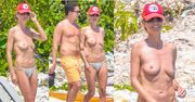 Heidi Klum TOPLESS na plaży! (ZDJĘCIA)