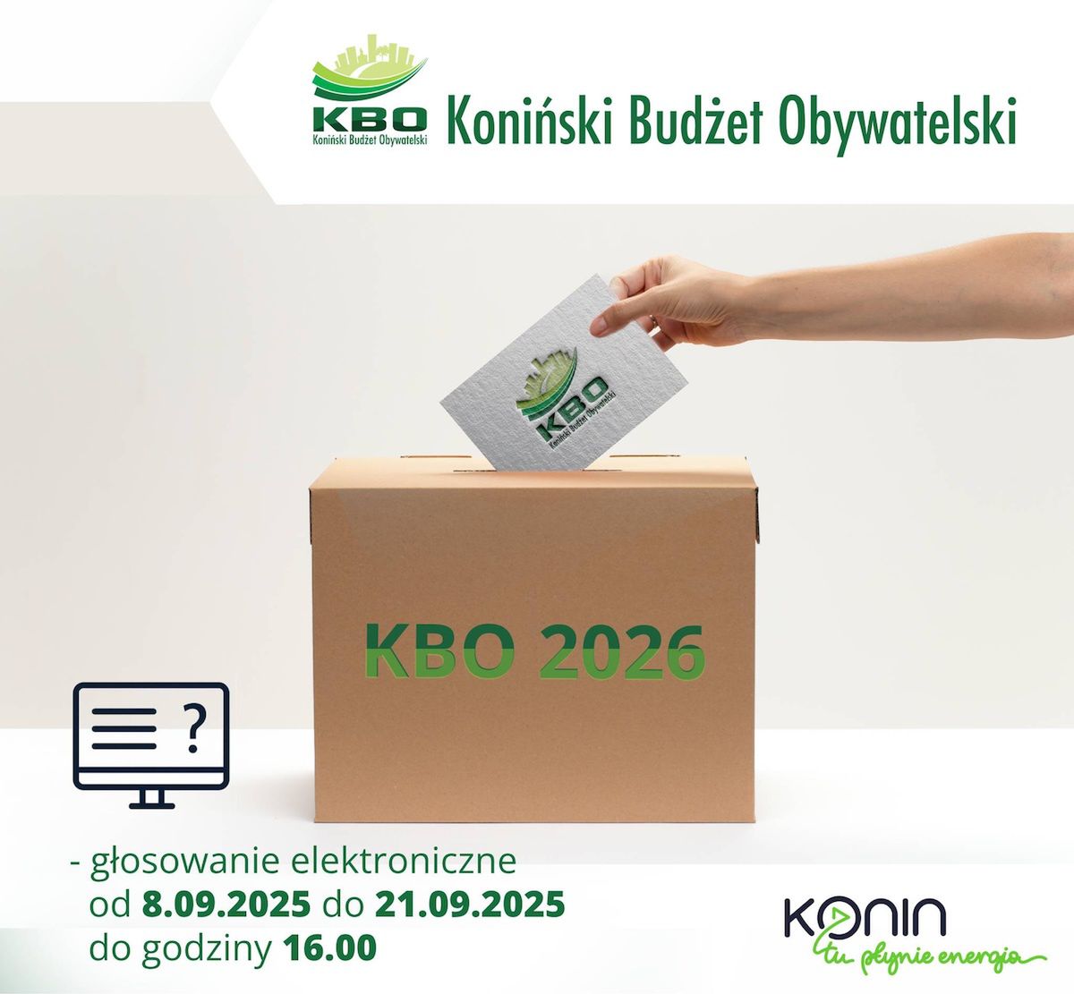 Konin: Wystartowało głosowanie na projekty w Konińskim Budżecie Obywatelskim