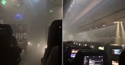 Dym na pokładzie samolotu z USA. Nagrania pasażerów