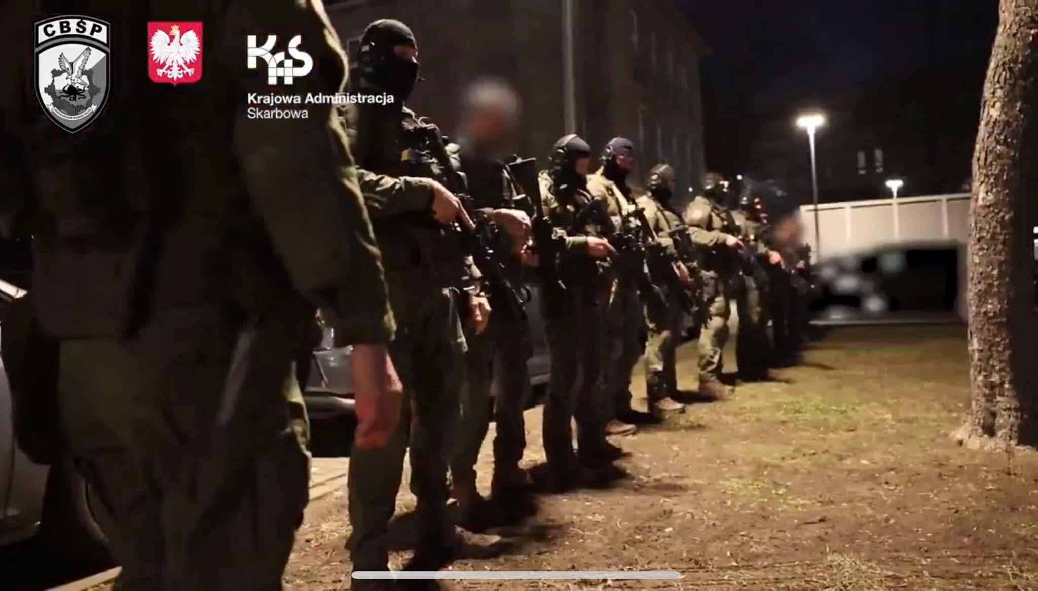 CBŚP opublikowało nagranie z zatrzymania influencerów