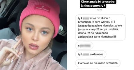 "Szłaś do ślubu z brzuchem!". Opozda nie wytrzymała. Poszła na policję