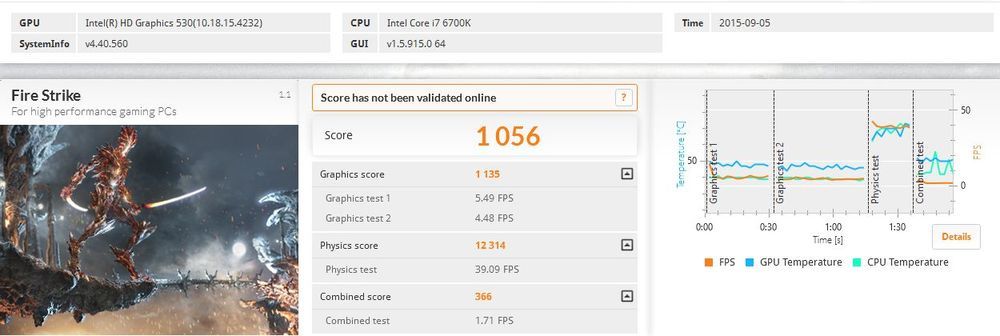 ASUS Maximus VIII Ranger - 3DMark Fire Strike