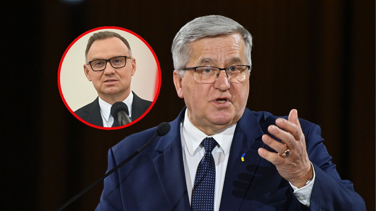 Bronisław Komorowski krytycznie ocenia decyzję Andrzeja Dudy