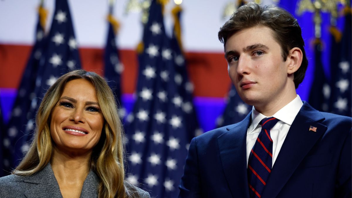 Melania i Barron Trump
