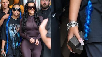 Kim Kardashian buszuje po galerii handlowej z North West. 12-latka zaszalała z fryzurą i paznokciami
