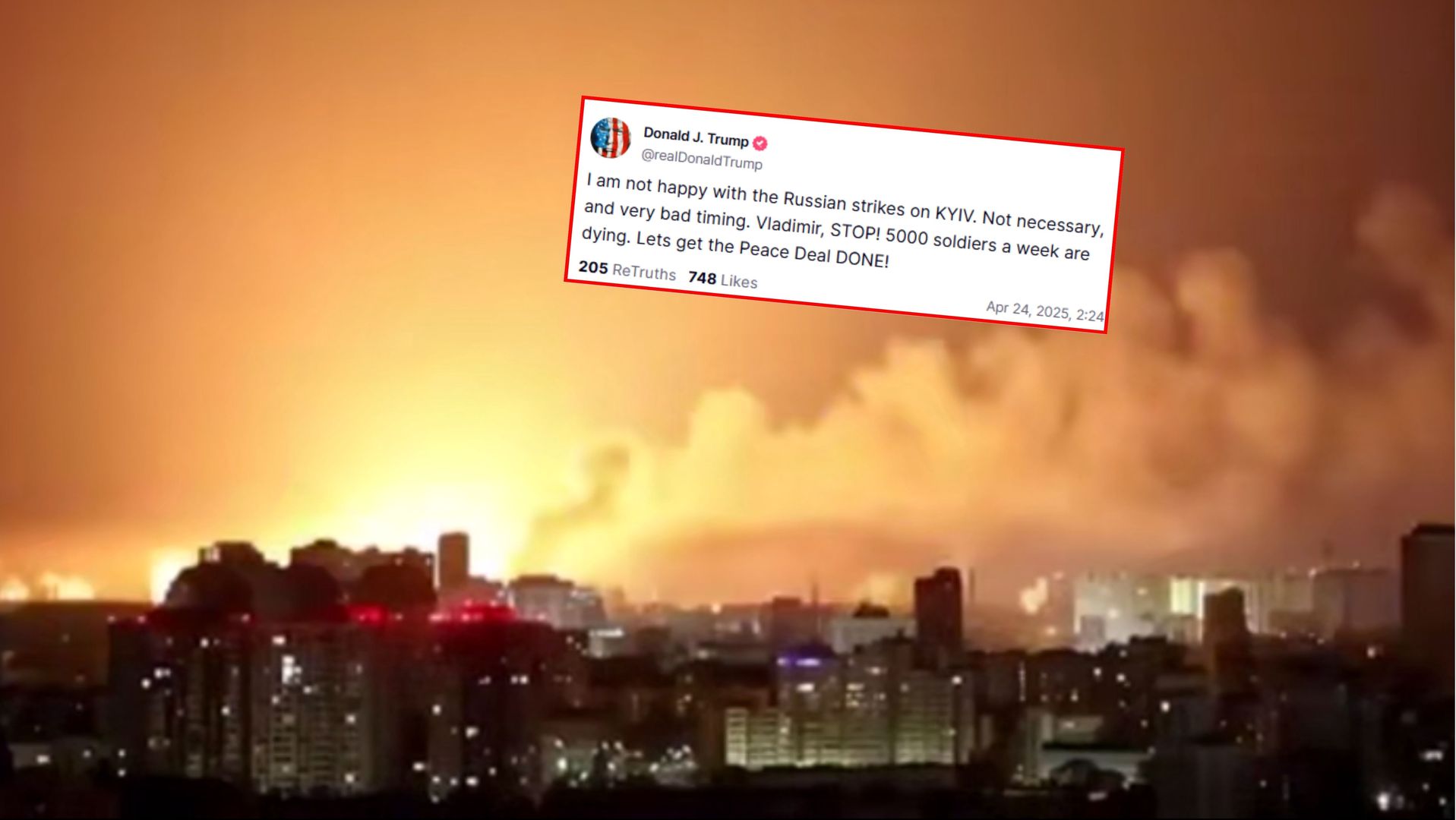 Trump zwrócił się do Putina. "Przestań!"
