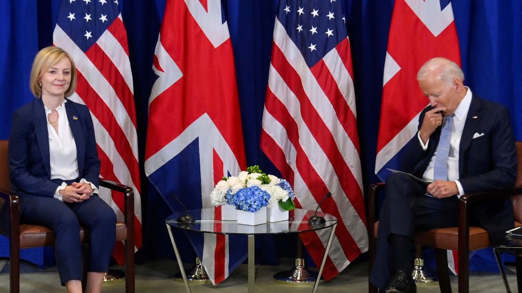 Liz Truss i Joe Biden