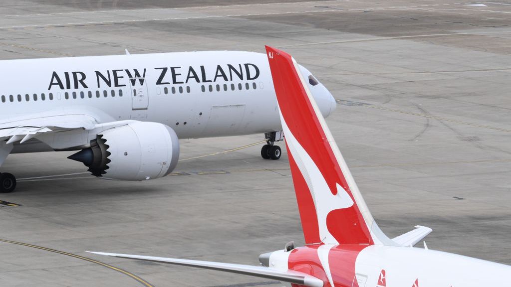 Aircraft movements at Sydney's Kingsford Smith International Airport, Sydney, Australia.
James D. Morgan
