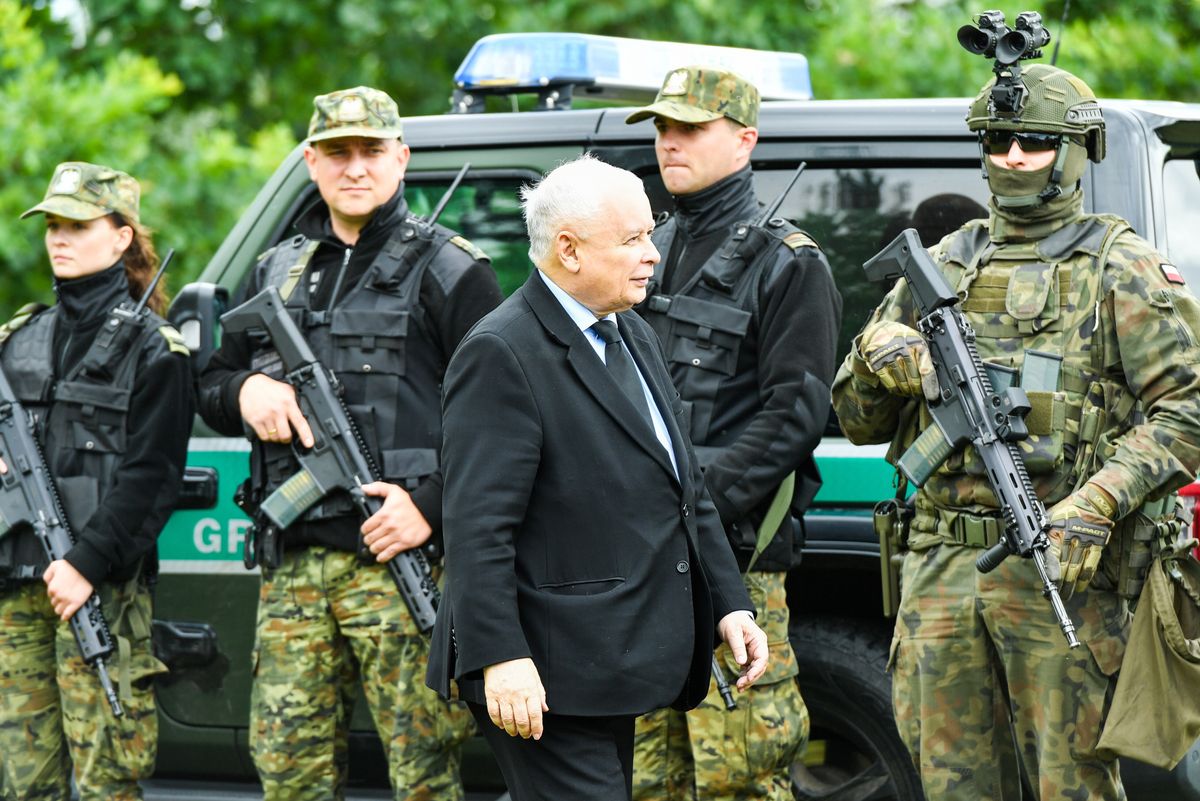 Jarosław Kaczyński na Podlasiu