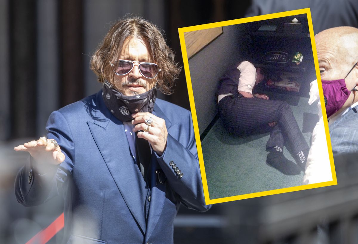 Johnny Depp w drodze do sądu i kompromitujące zdjęcie
