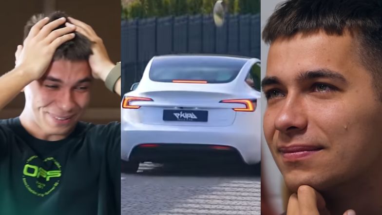 Friz dostał na urodziny Teslę