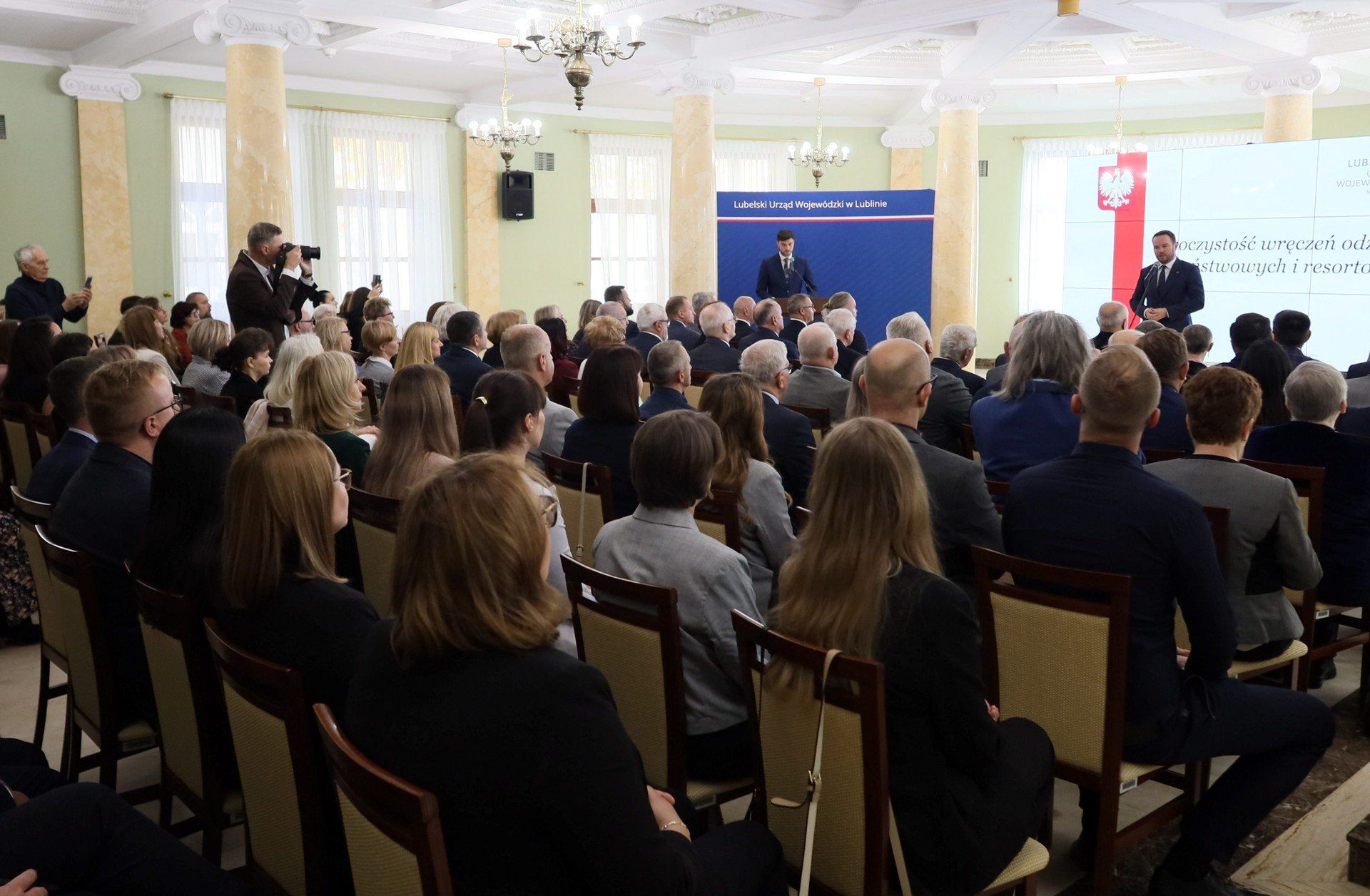 Wręczenie odznaczeń państwowych i resortowych w LUW