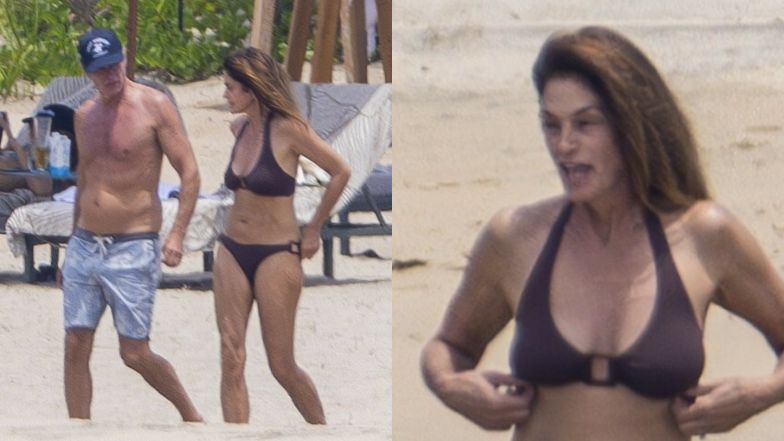Cindy Crawford i Rande Gerber wypoczywają nad wodą