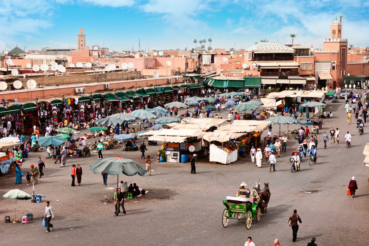 Myśląc o Marrakeszu każdy wyobraża sobie idealne wakacje 
