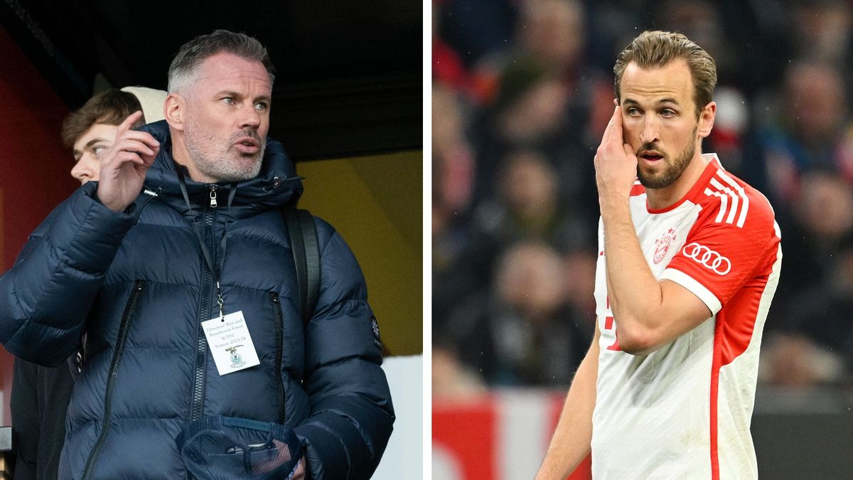 Na zdjęciu: Jamie Carragher i Harry Kane