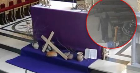 Okradł kościół i uciekł w truskawki. Kamery nagrały, co zrobił