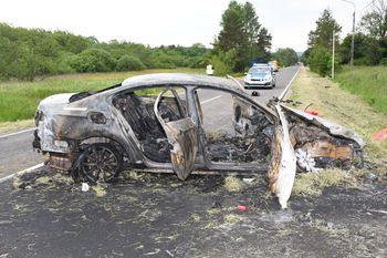 34-letni motocyklista zginął po zderzeniu z samochodem osobowym