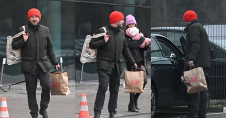 Antoni Królikowski "przyłapany" z Izabelą i córką na mieście