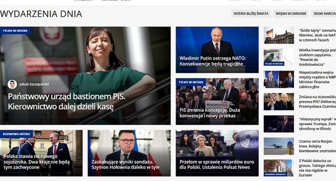 Milion osób więcej na stronie głównej Interii. Mocno w dół portal TVP