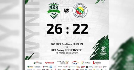 PGE MKS FunFloor Lublin znów górą! Pokonał KPR Gminy Kobierzyce i obronił wicelidera
