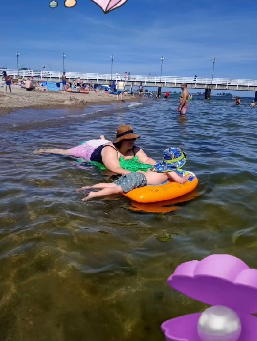 Szaleństwo Dominiki Gwit na plaży