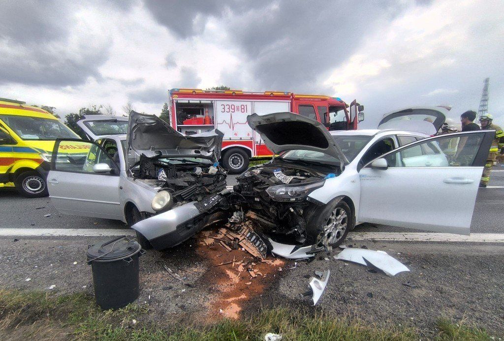 16.07.2025. Wypadek na DK8 w Wilczkowicach