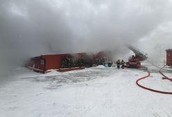Łódź. Pożar hali z podpałką do grilla przy Zbąszyńskiej