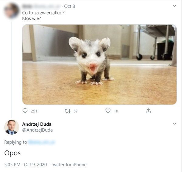 Andrzej Duda wykazuje znajomość królestwa zwierząt