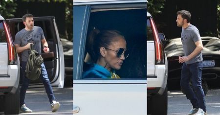 Ben Affleck wozi się autem Jennifer Lopez! (ZDJĘCIA)