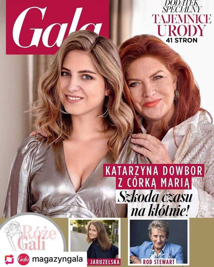 Katarzyna Dowbor z córką Marysią na okładce &quot;Gali&quot;