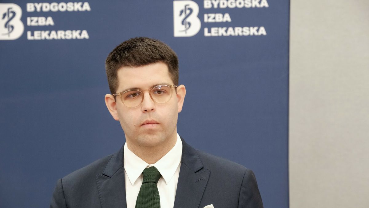 Prezes Naczelnej Rady Lekarskiej Łukasz Jankowski 