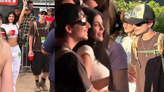 Zakochani Kylie Jenner i Timothée Chalamet wtapiają się w tłum na Coachelli i tańcują do kawałka Charli XCX
