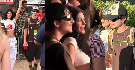 Zakochani Kylie Jenner i Timothée Chalamet wtapiają się w tłum na Coachelli i tańcują do kawałka Charli XCX