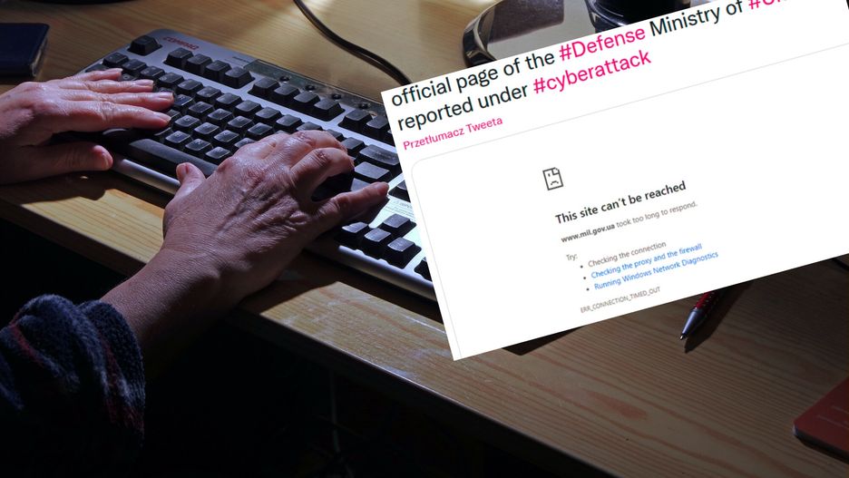 Atak hakerski na strony ukraińskich banków i resortu obrony 