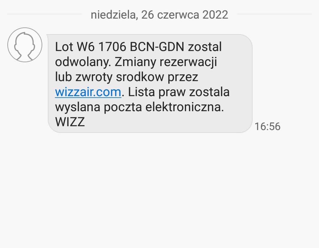 Takiego sms-a otrzymali turyści