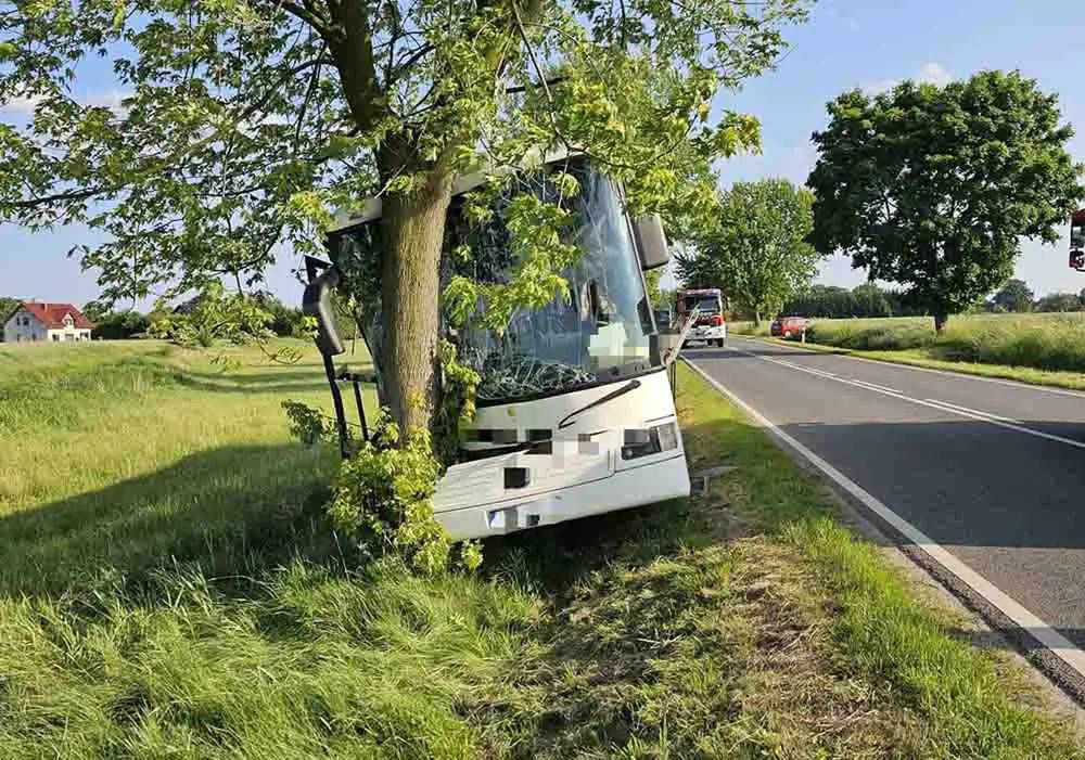 Wypadek autobusu