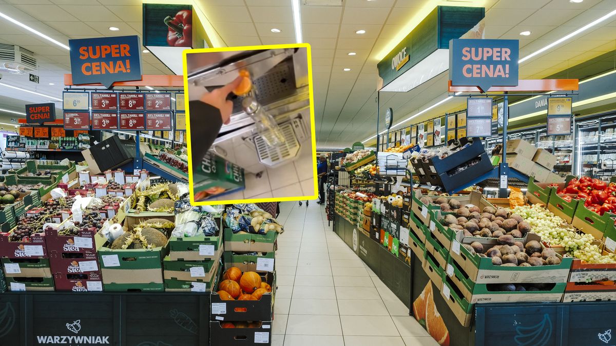 W niektórych Biedronkach znajdują się wyciskarki do soku.