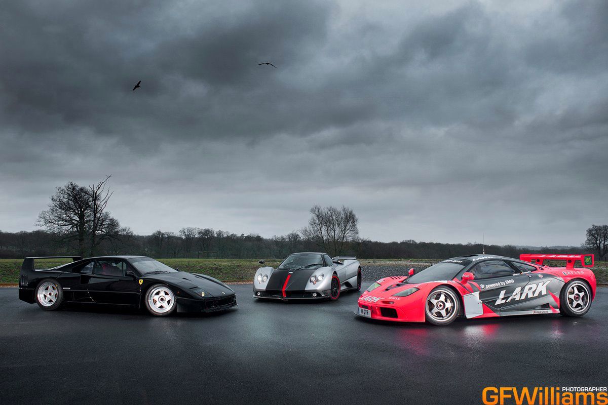 Zonda, F1, F40 (fot. GFWilliams.net Photography)