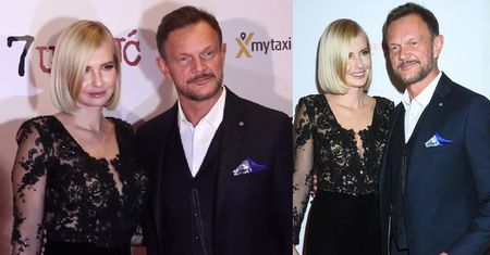 Przyklejone uśmiechy Pazurów spacerują po czerwonym dywanie