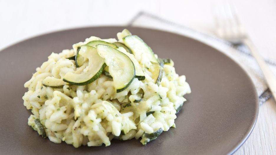 Risotto with zucchini