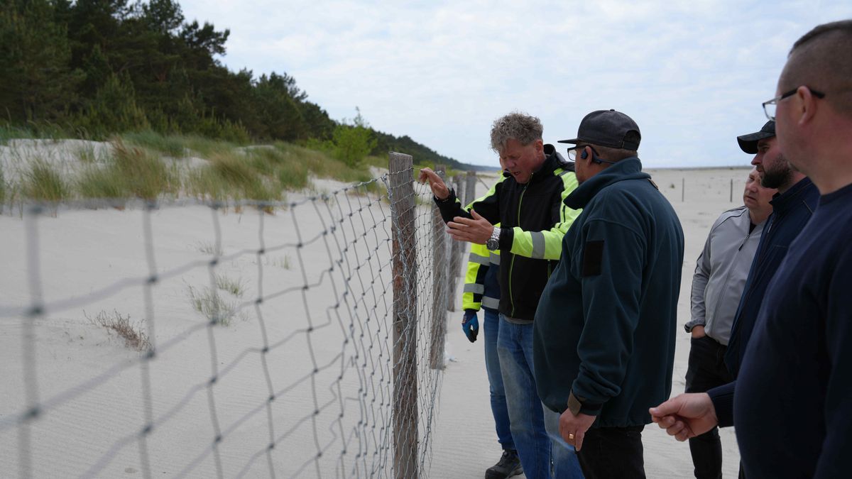 Druciana siatka ma ochronić wydmy przed turystami