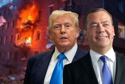 Trump grozi Rosji. Mocne słowa pod adresem Miedwiediewa
