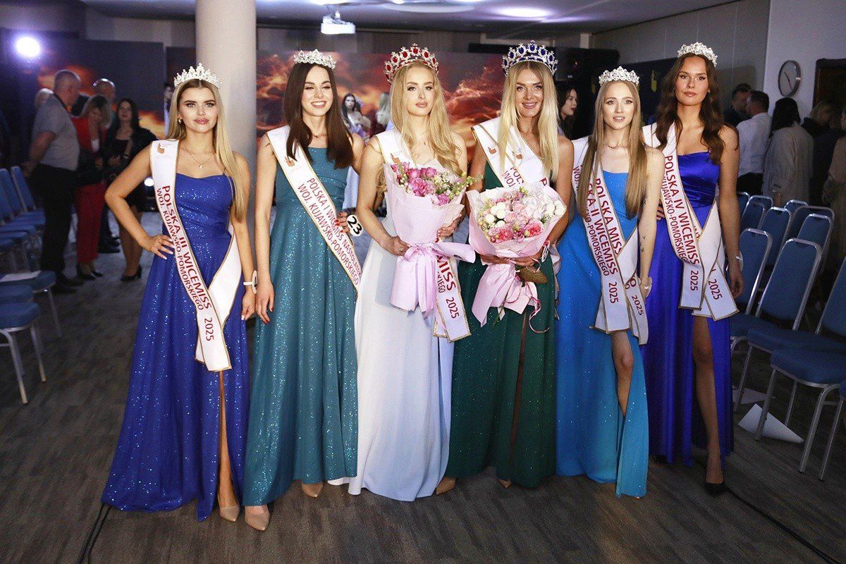 Marta Ciesielska (nr 3) z Grudziądza została Miss Województwa Kujawsko-Pomorskiego 2025. 