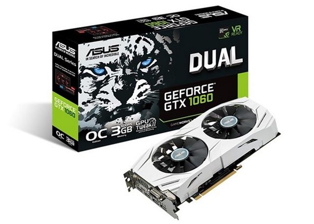 ASUS GeForce GTX 1060 3GB Dual OC