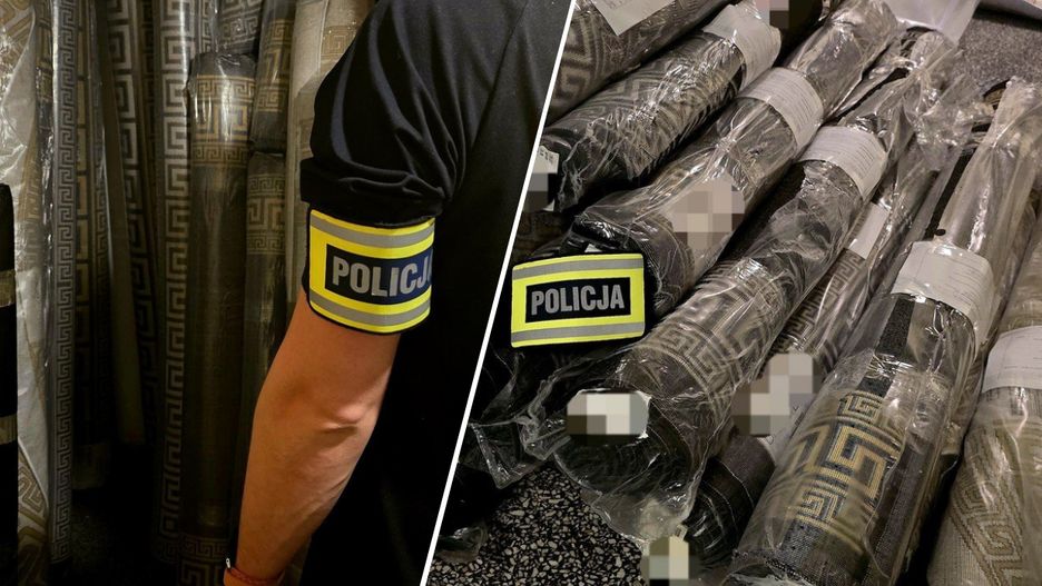 Policja przejęła podrobione dywany