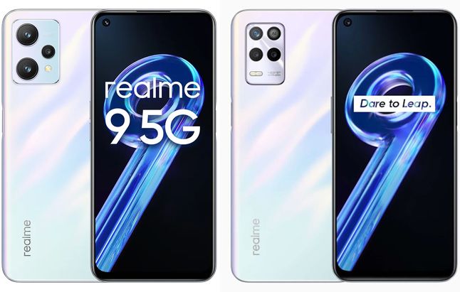 realme 9 5G (europejska wersja) oraz realme 9 5G (indyjska wersja)