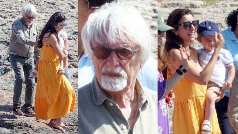 91-letni Bernie Ecclestone na rodzinnych wakacjach w Hiszpanii 