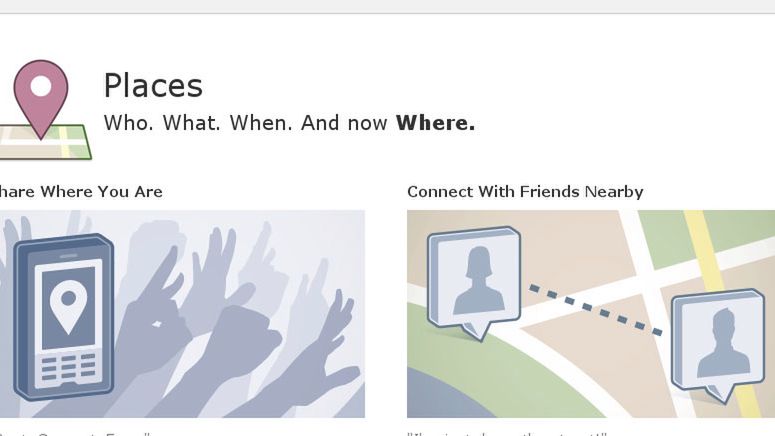 Facebook uruchamia usługę geolokalizacyjną 1
