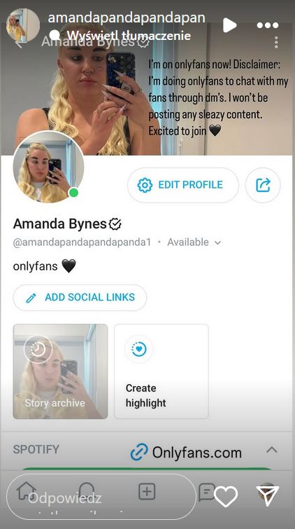Amanda Bynes założyła OnlyFans