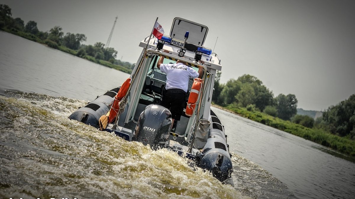 Pijany kajakarz płynął pod prąd